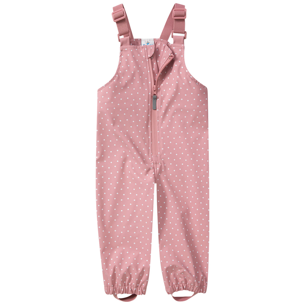 Topomini Baby Regenhose mit Punkte-Allover rosa