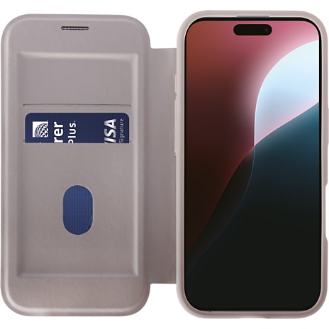 Vivanco iPhone 16 Pro Mag wallet - greige