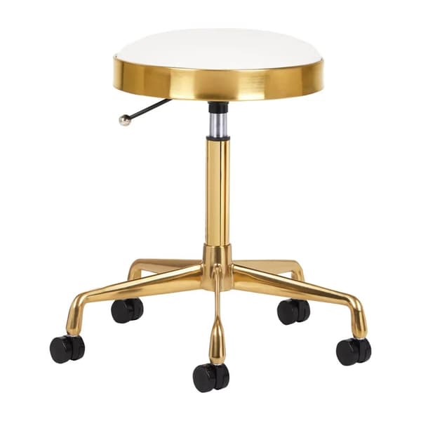Activeshop Kosmetikstol H7 Gold/White