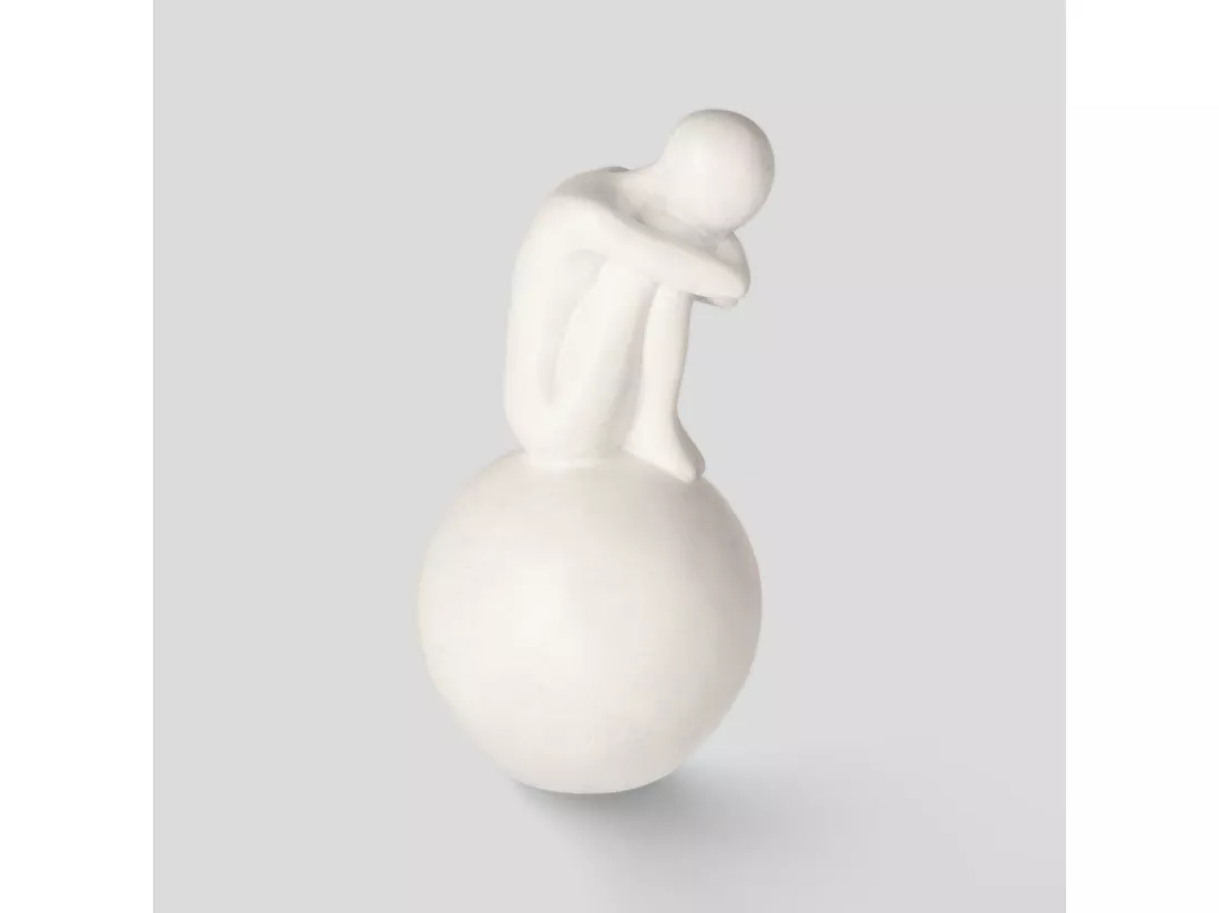 Figurine Solura Blanc Moyen 24 x 12