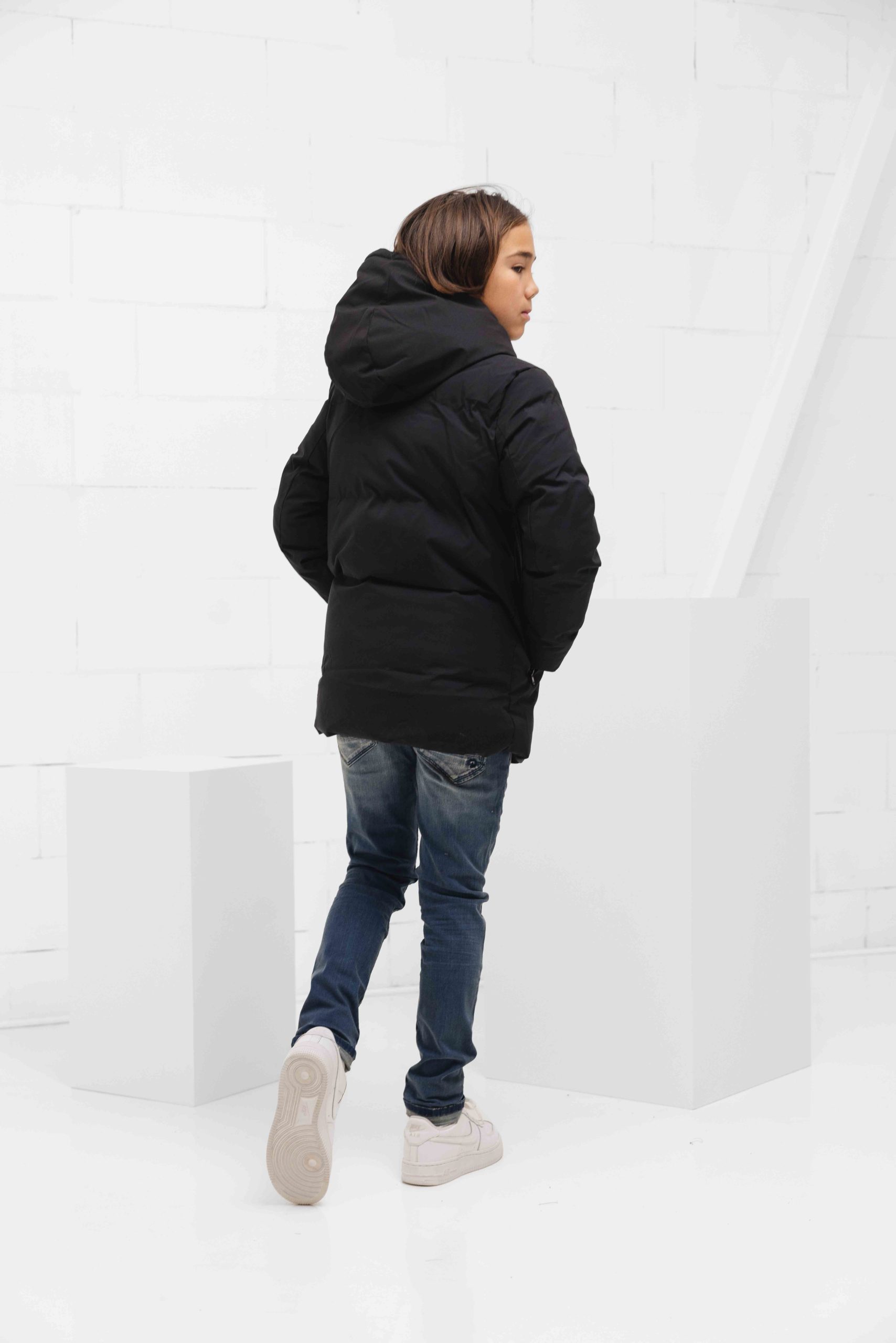 Vingino Thard Jas Kids Zwart
