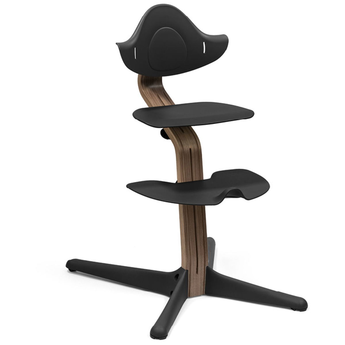 STOKKESTOKKE   Nomi Walnut Stuhl inkl. Baby Set und Tray black