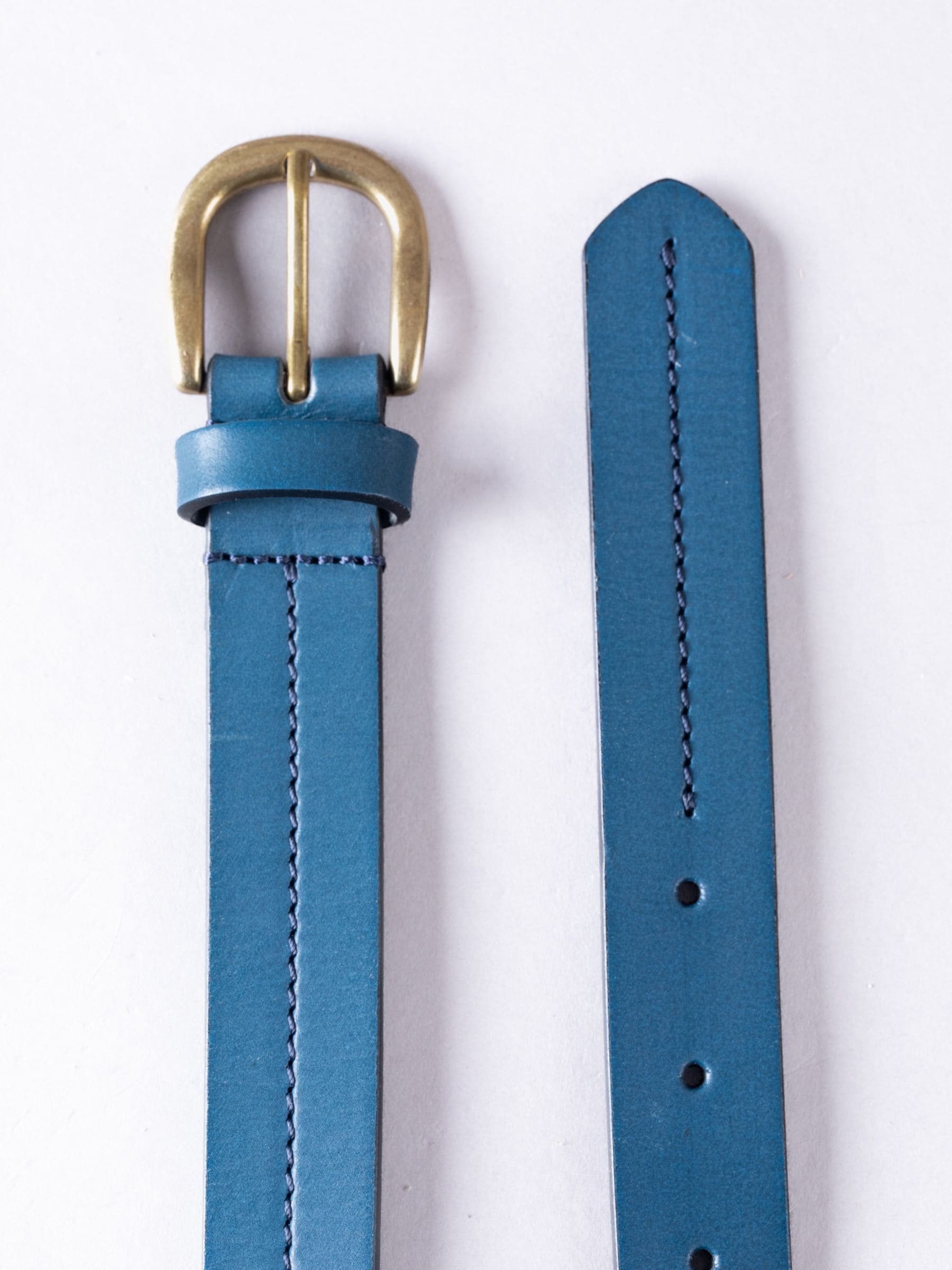 Blauw - Lakeland Leather - Kendal - Leren riem