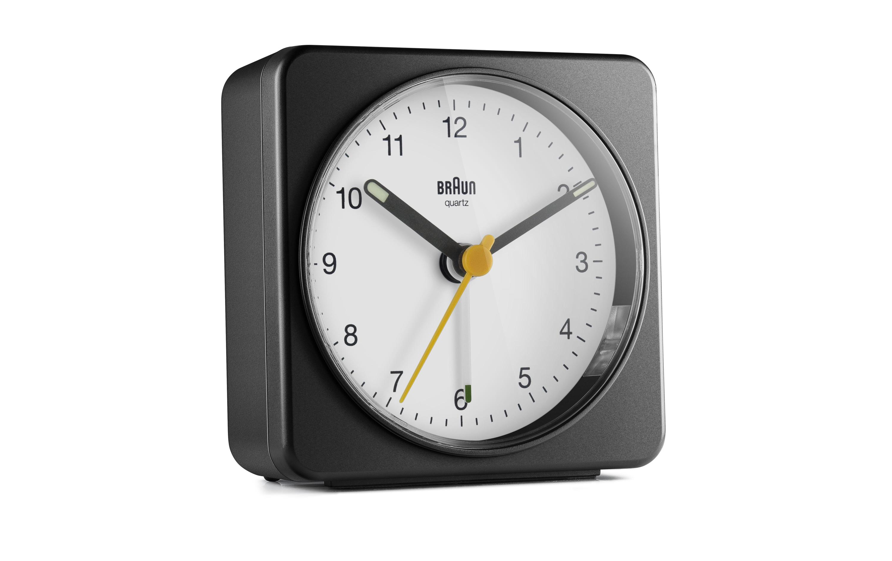 Klassischer Wecker BC03 Weiss/SchwarzWecker