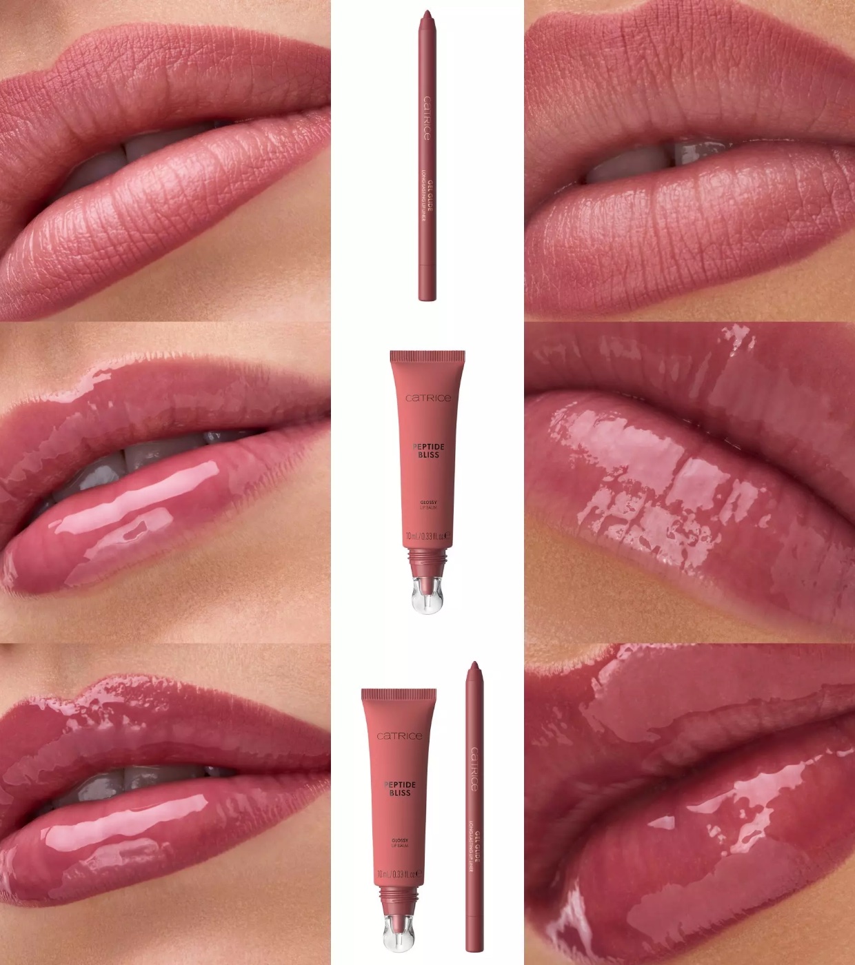 Catrice - *Era Of Senses* - Bálsamo Labial Colorido Peptide Bliss Glossy - 020: Blissberry