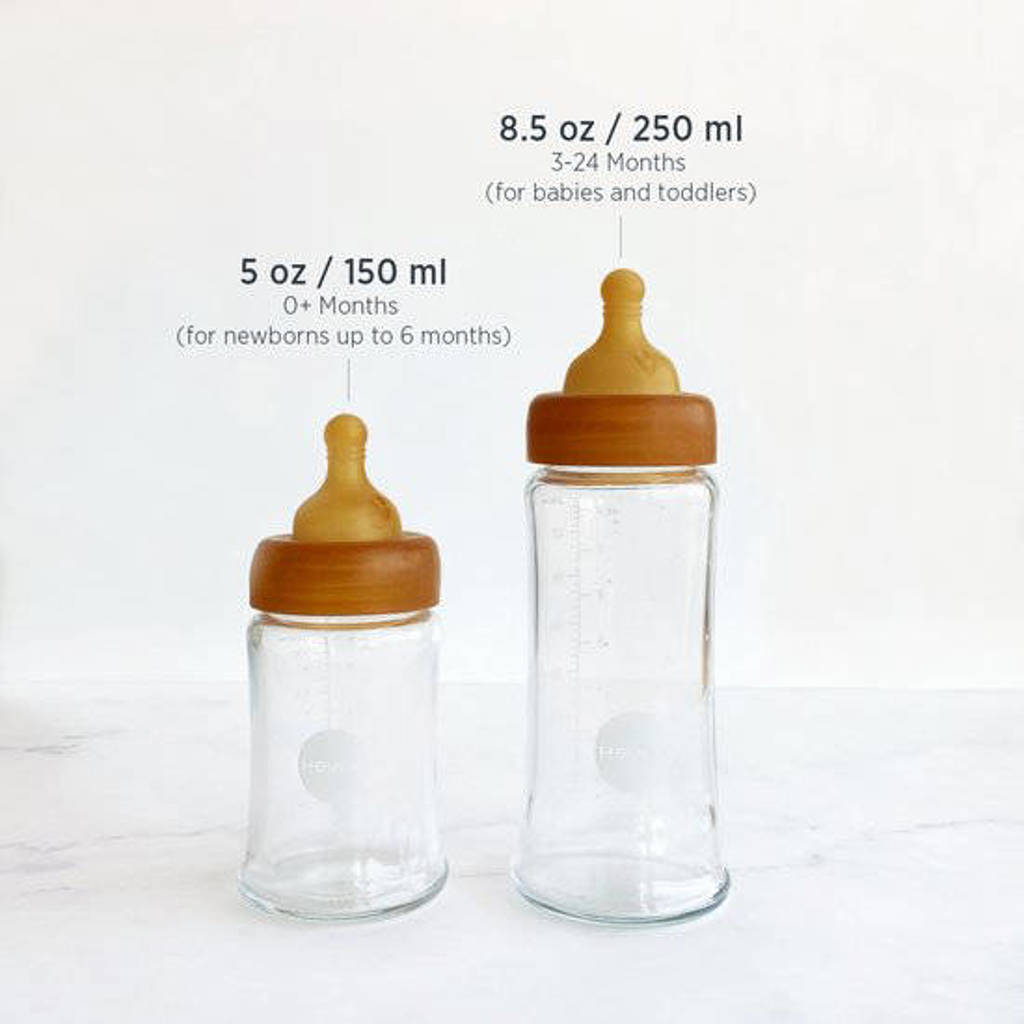 Baby Glass Bottle wide neck 250ml 2-pack