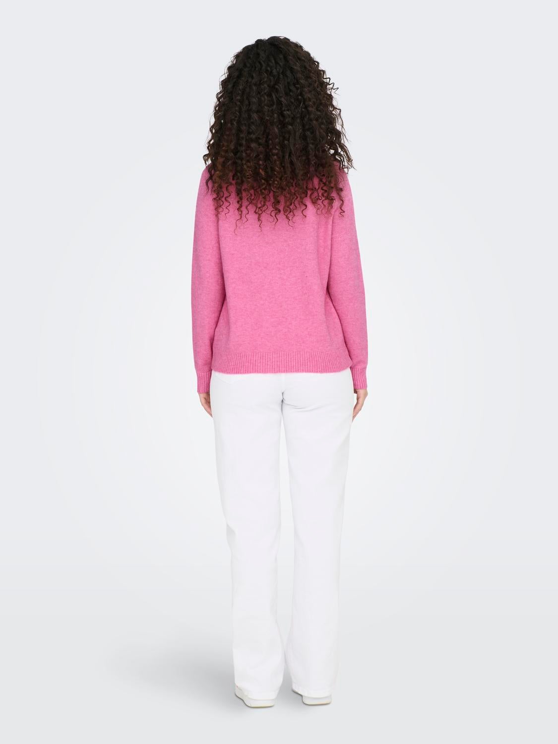 ONLLESLY Strickpullover Carmine Rose