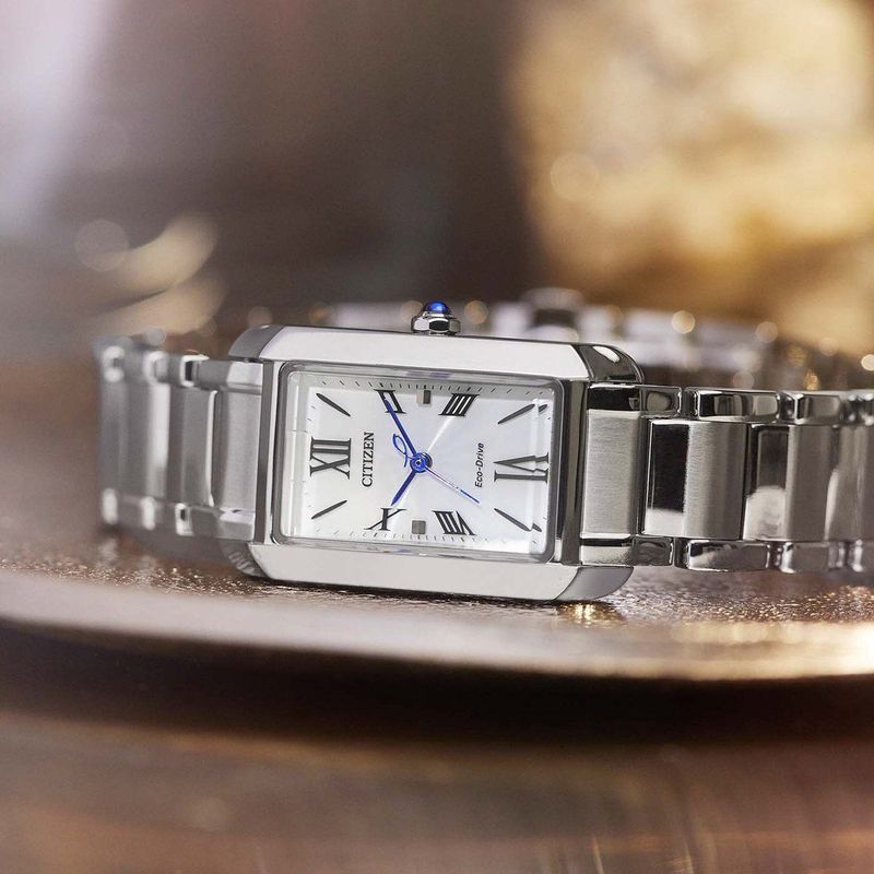 Citizen - Vrouwen Horloge - Zilverkleurig - Staal - Solar Binnenwerk