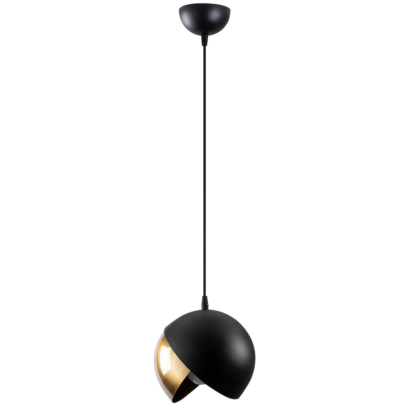 Opviq Suspension Berceste noir/doré - 20x114 cm