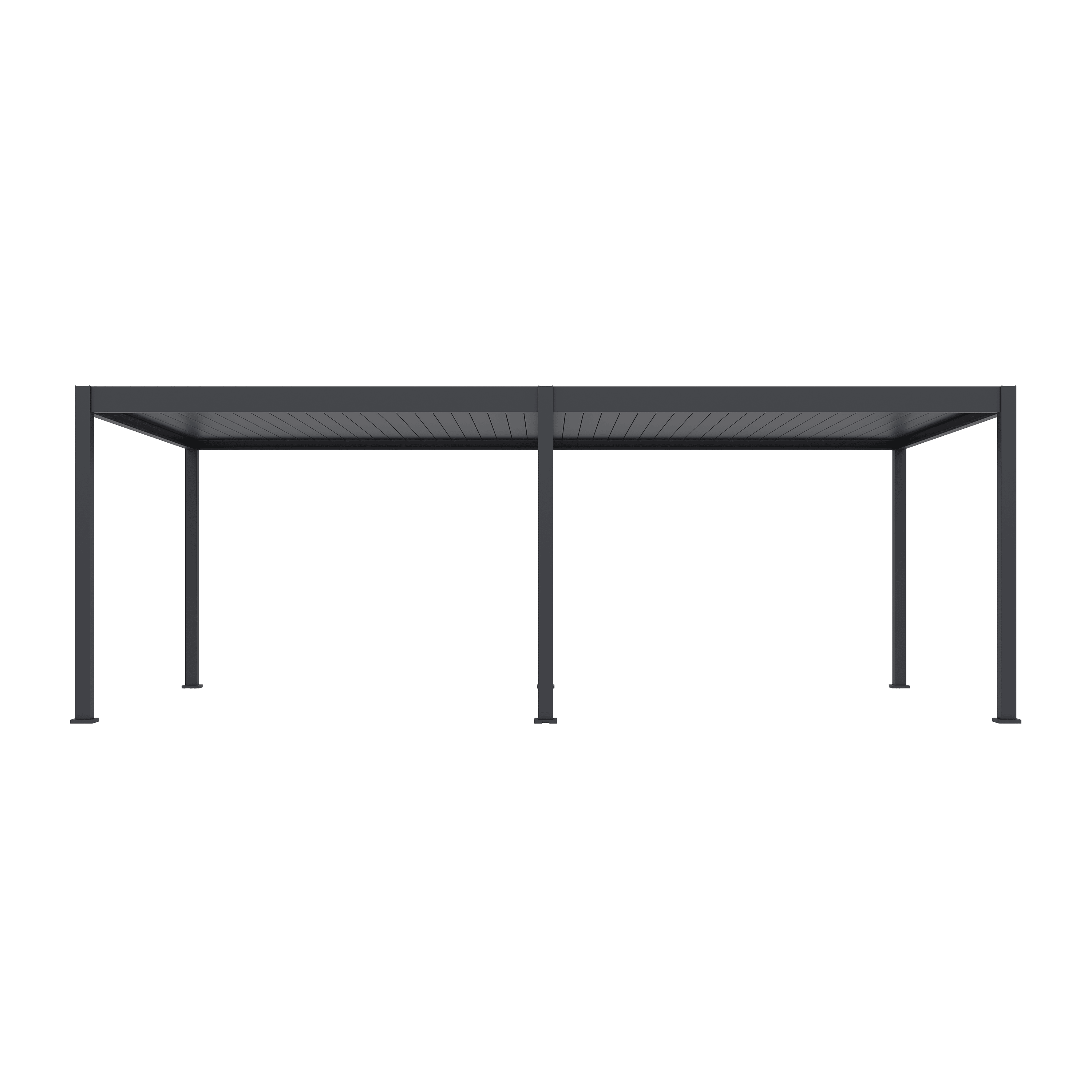 Orion Premium 360x720cm elektrische LED overkapping - antraciet