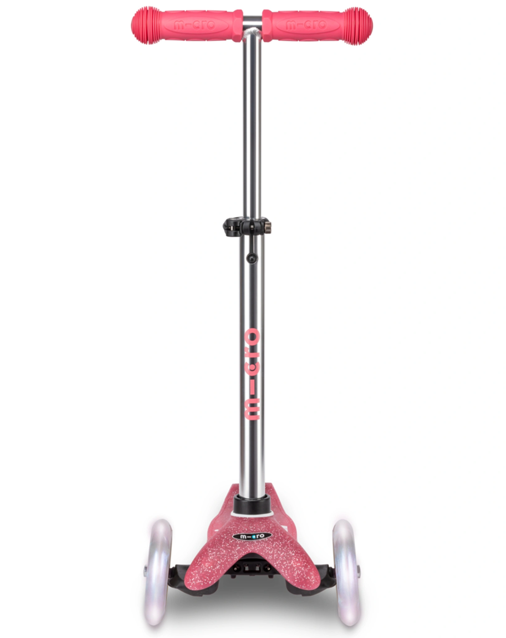 Kinder-Scooter MINI MICRO DELUXE FAIRY GLITTER LED in pink