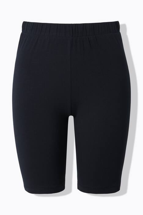 Radler Doppelpack, schmales Bein, elastischer Bund, schwarz