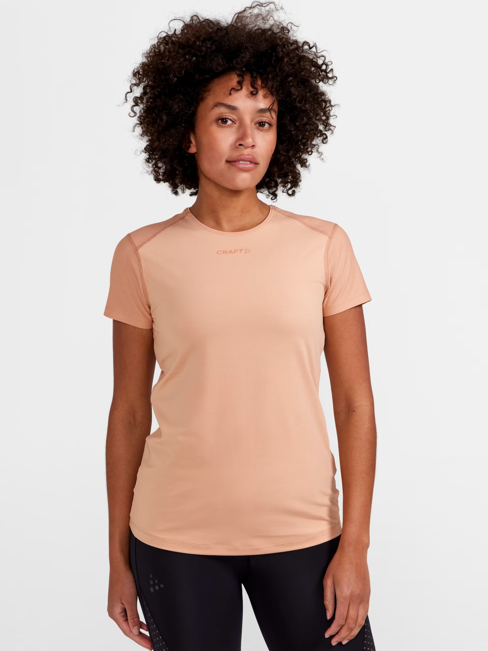 ADV Essence SS Slim Tee Dame Peach