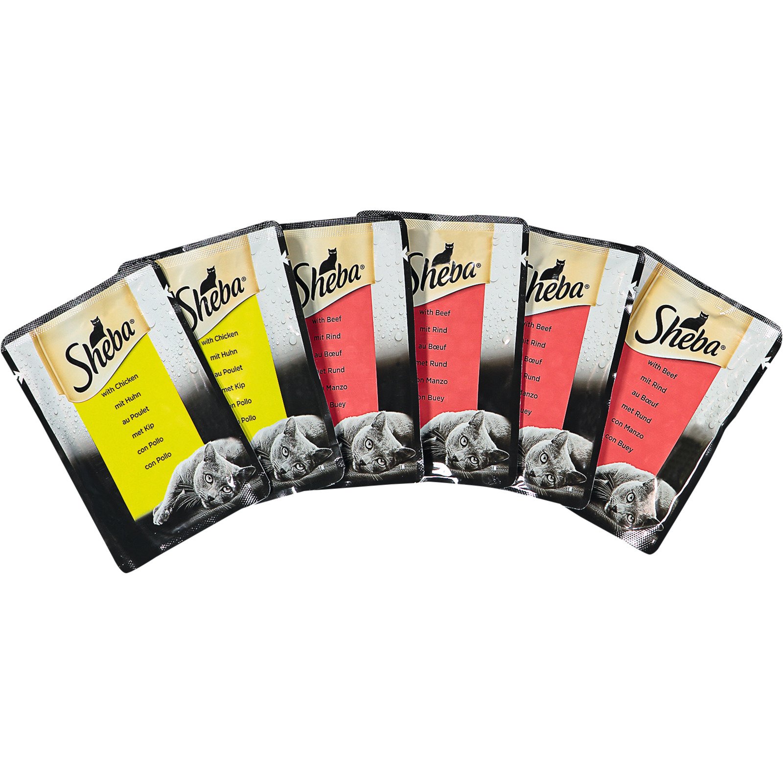 Sheba Fresh&Fine 6x50g Sauc herzh Kompos