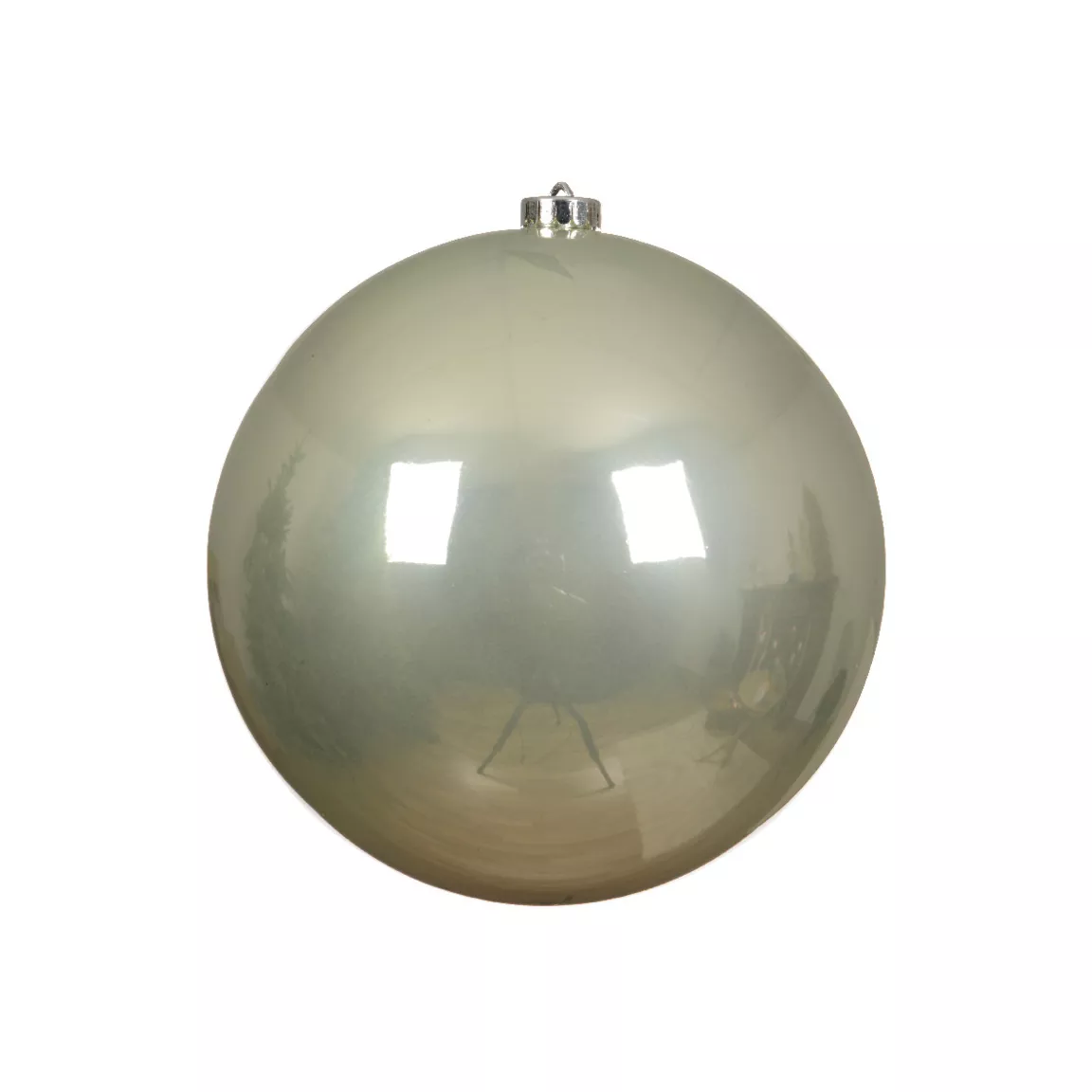 Boule de Noël (D200 mm) Alpine Menthe blanche