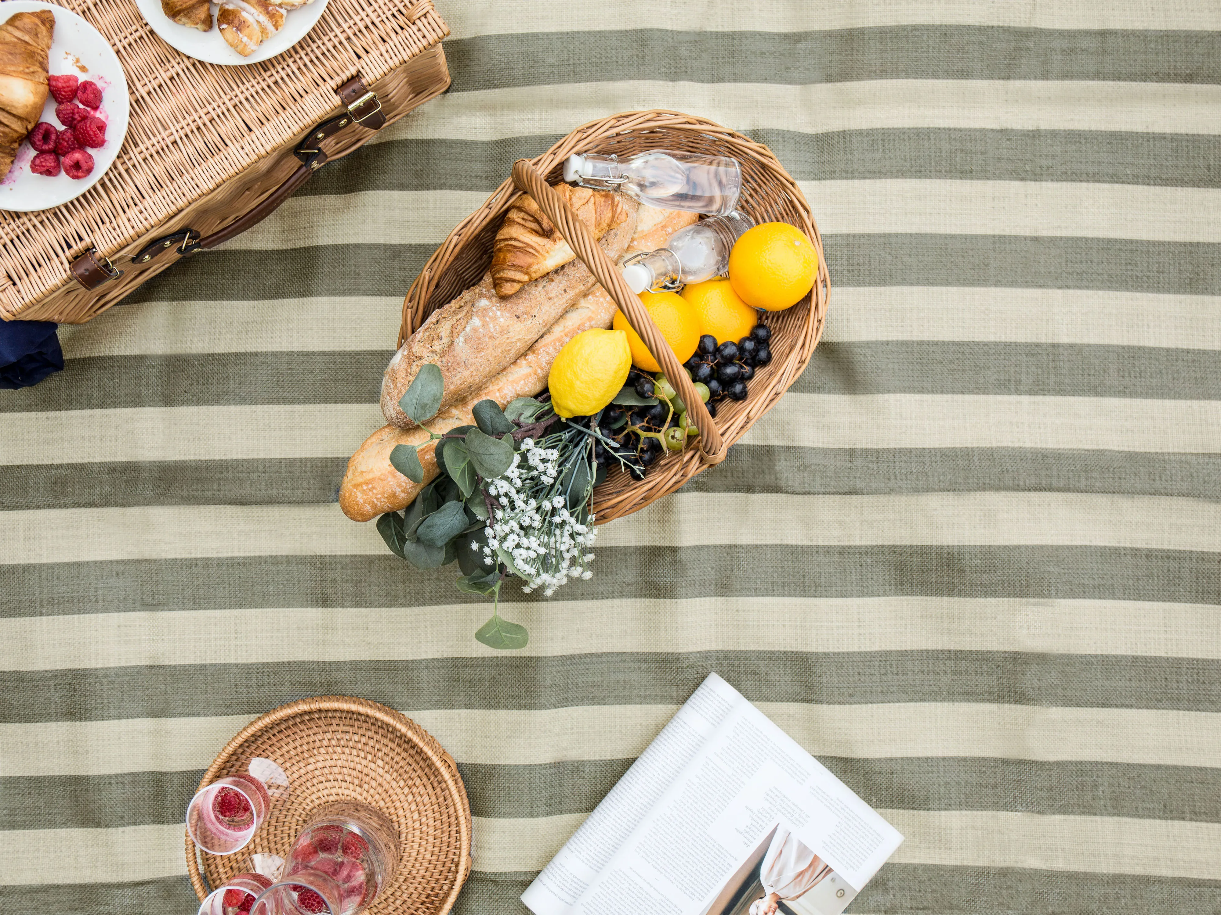 Picknickkleed MOUZA 200 x 200 cm Beige