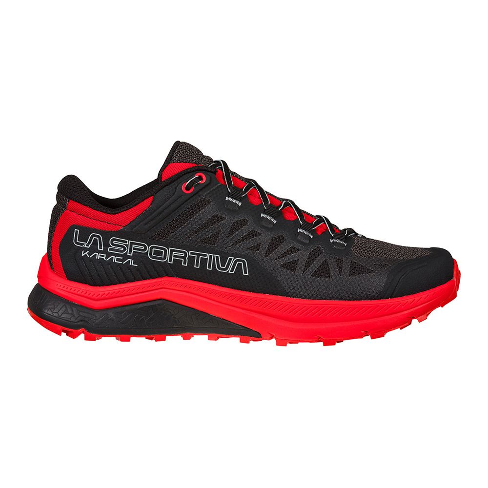 La Sportiva KARACAL - Chaussures de trail Homme black/goji