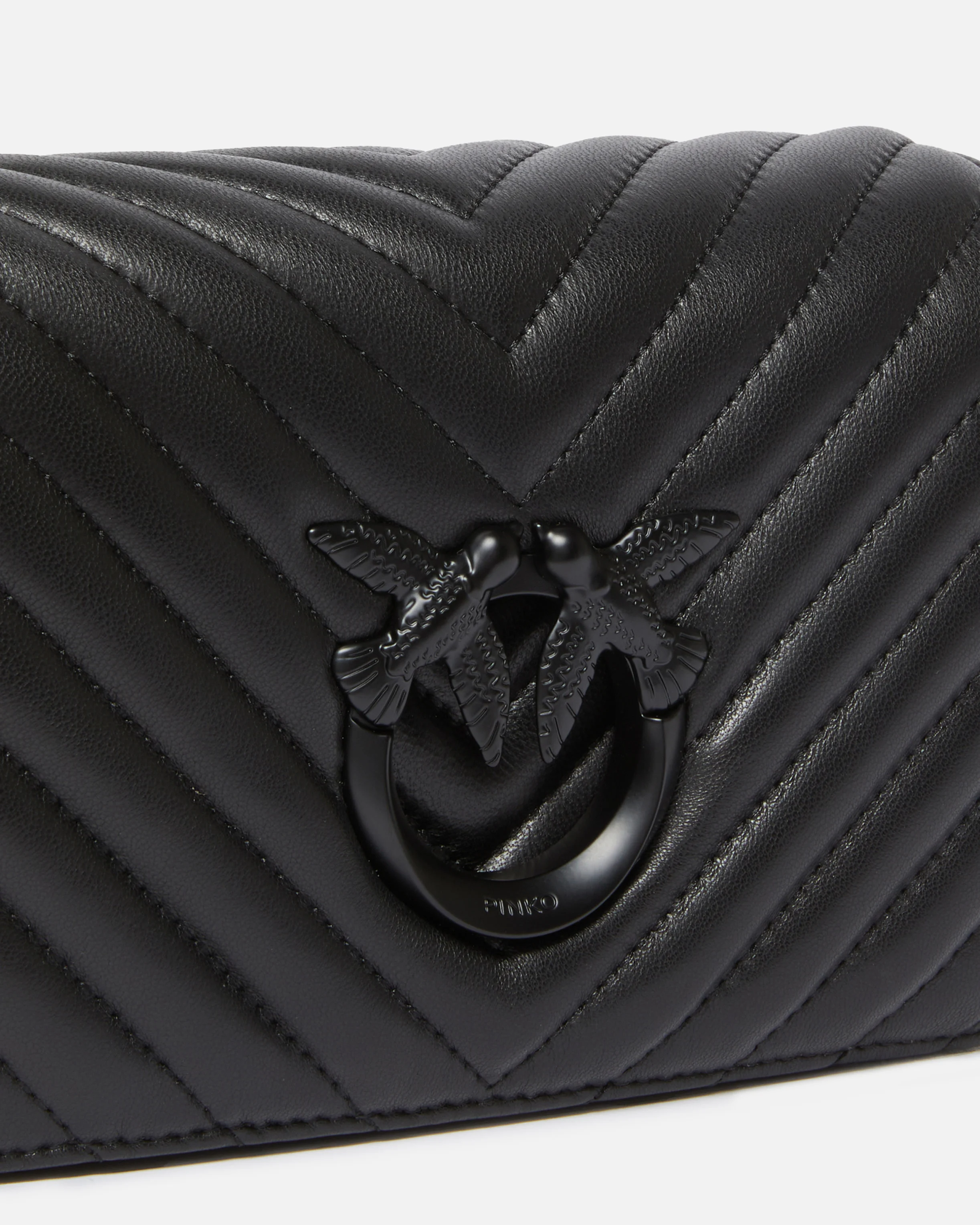 Mini love bag click color block | Noir