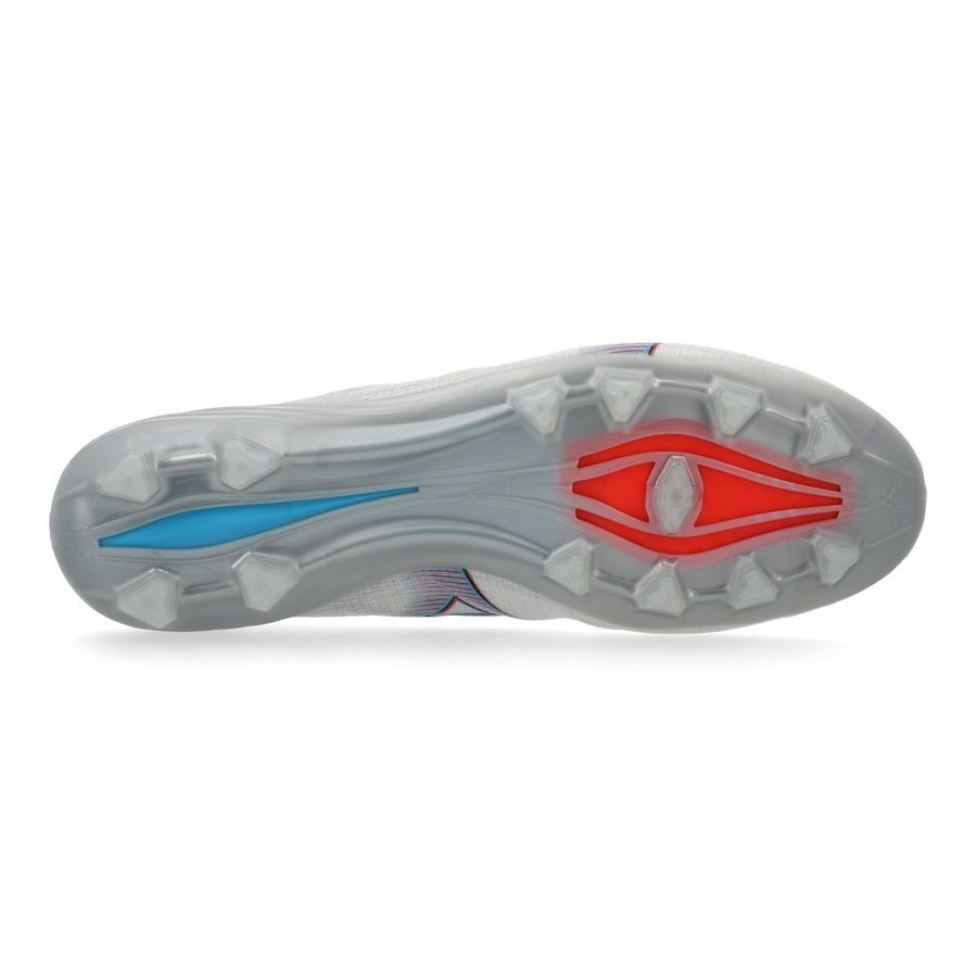 Mizuno Alpha Elite FG/AG Shining - Blanc/Rouge