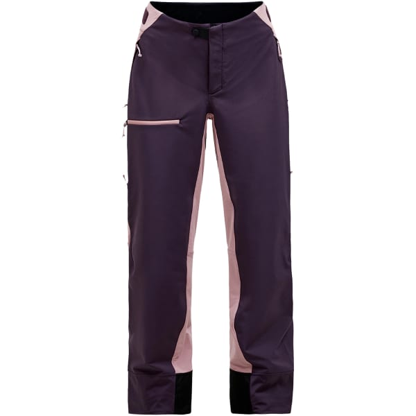 Pantalon ski de randonnée PEAK PERFORMANCE W ASCENT SOFTSHELL PANTS MYSTIC PURPLE/BITTER ROOT