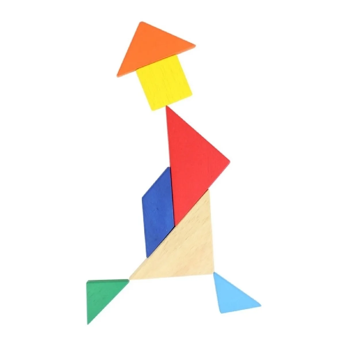 Wewoo Tangram Puzzle bois 7 pièces