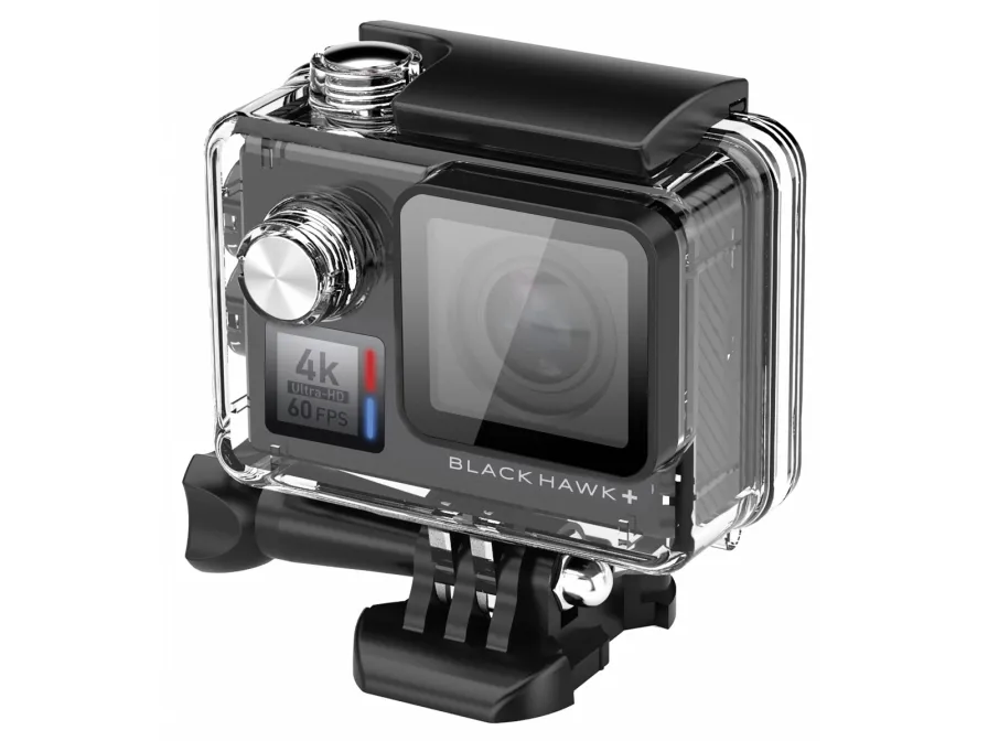Easypix GoXtreme BlackHawk  4K - Action-kamera - 4K / 60 fps - 12.0 MP - Wireless LAN - undervands op til 60 m