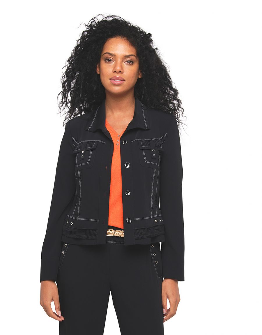 Veste chemise noire