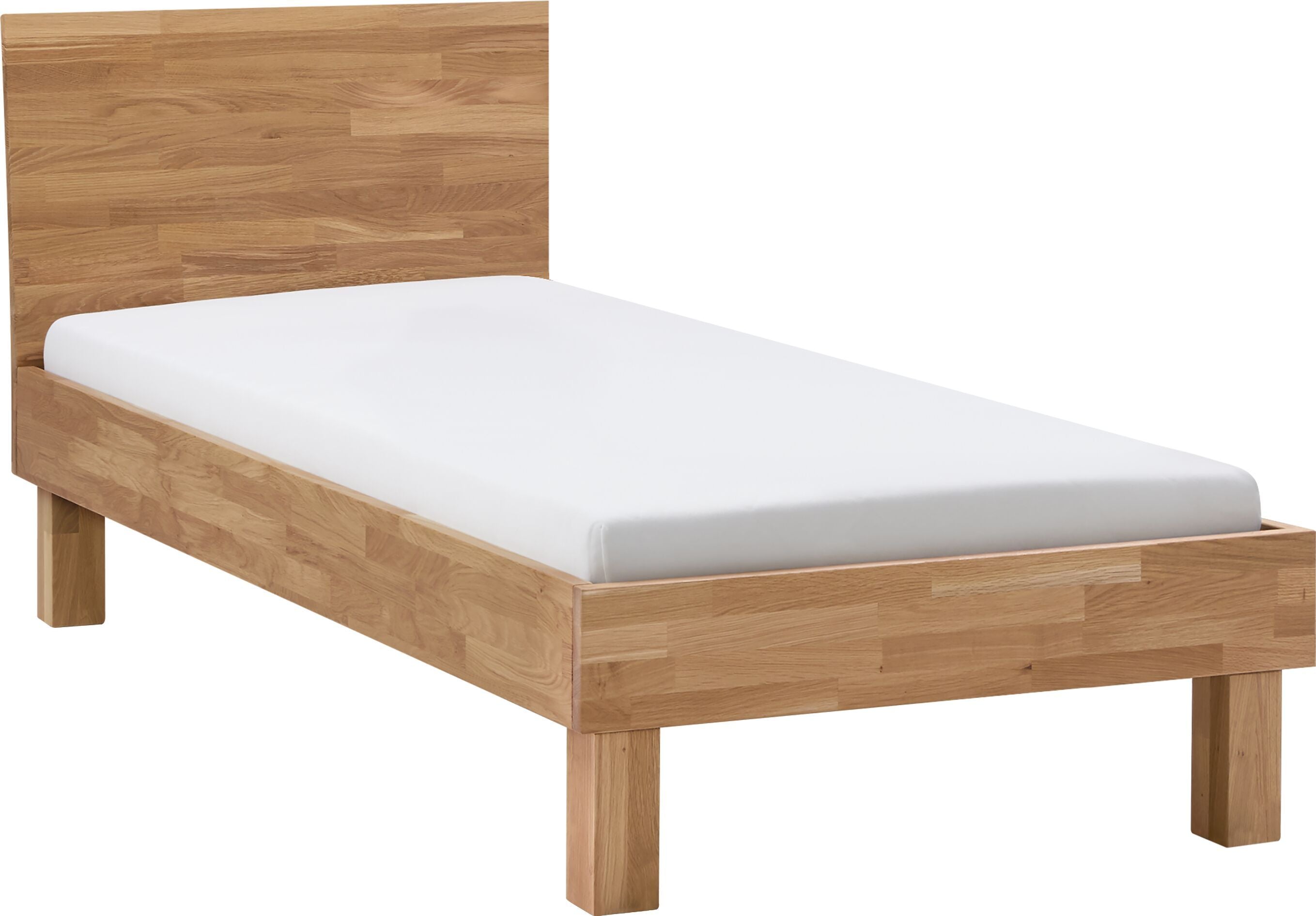 CARA Bett - Eiche / B: 90.0 cm x T: 200.0 cm