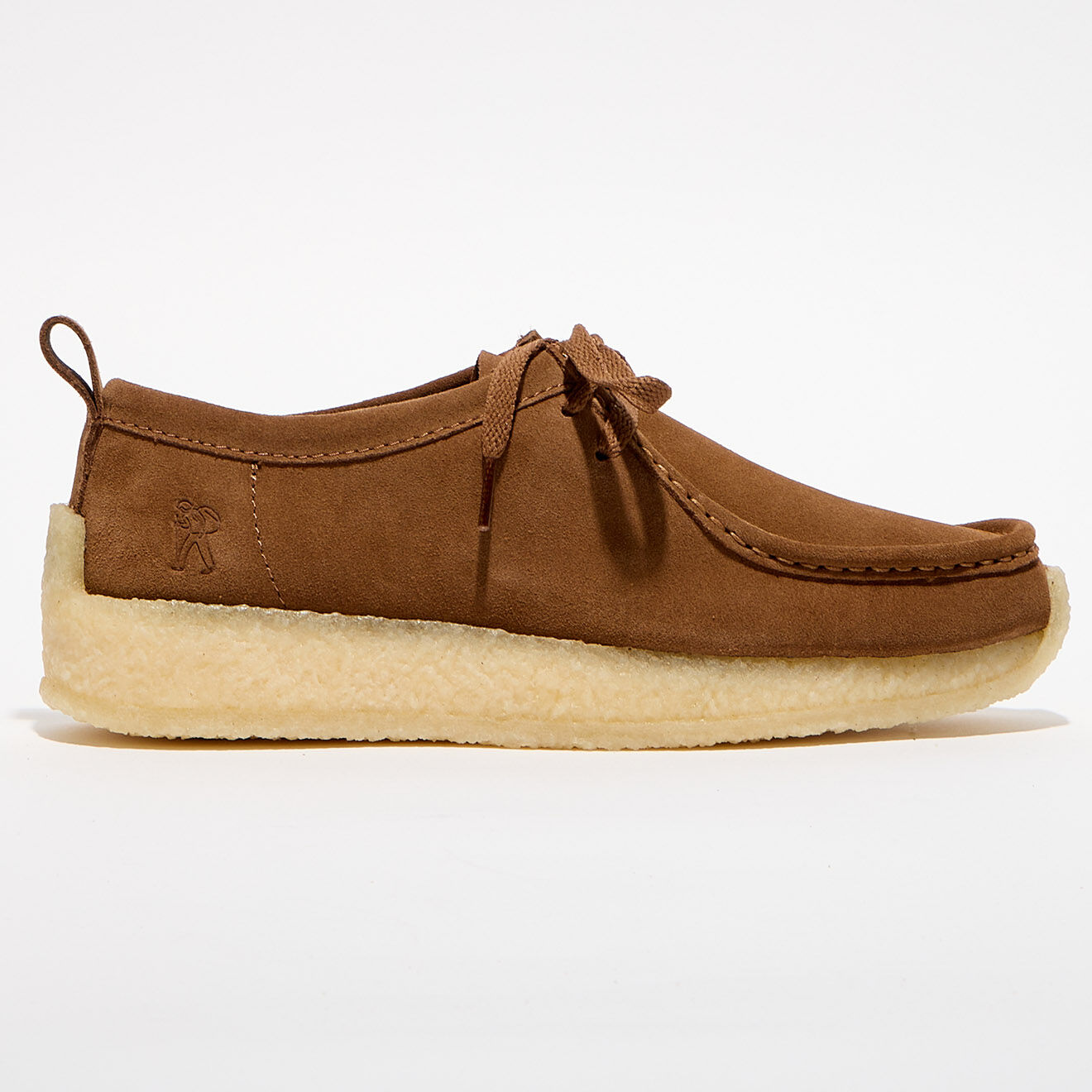 Clarks Originals Derbies en Velours de Cuir Rossendale marron