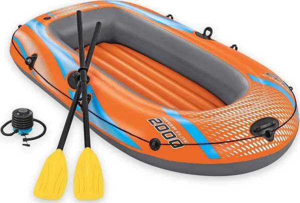 Bestway 61141 / 23, Rafte, Flåde, Grå, Orange, 2 person(er), 120 kg, ISO 6185