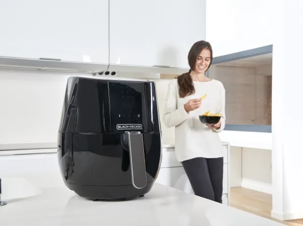 BLACK DECKER BXAF3500E - Varmluftsrister - 3.5 liter - 1500 W
