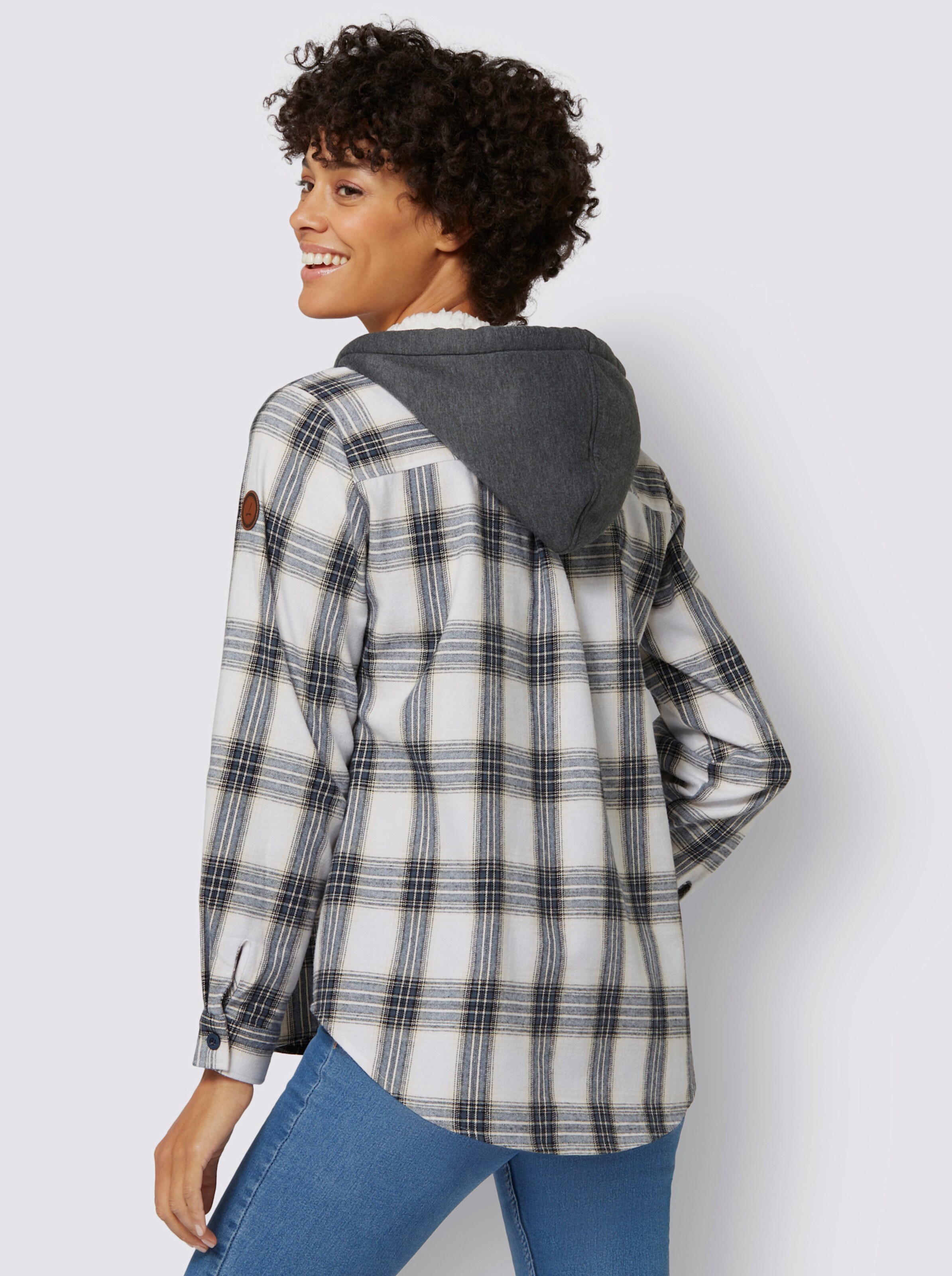 Flanell-Bluse