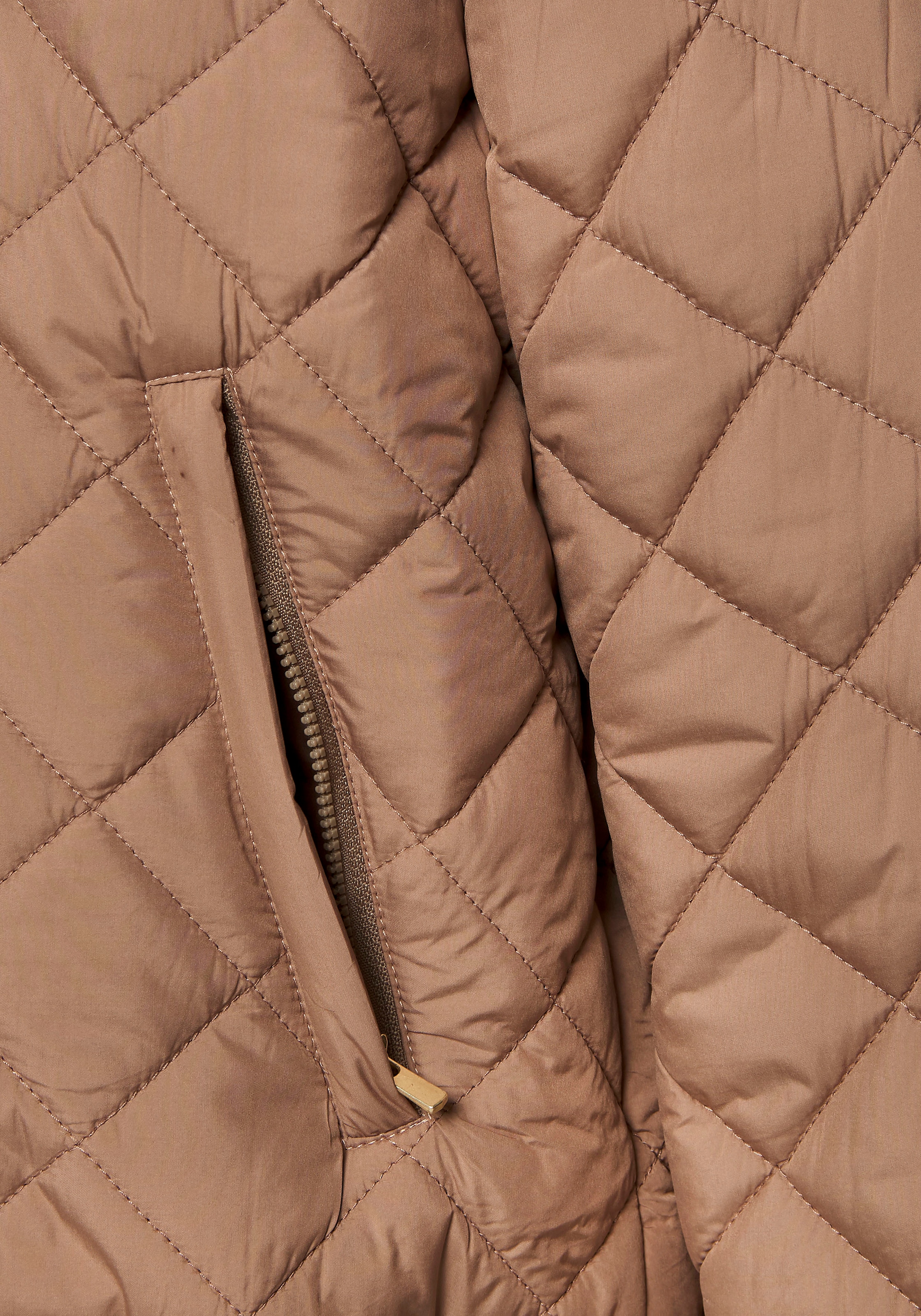 French Connection Steppjacke mit geripptem Stehkragen