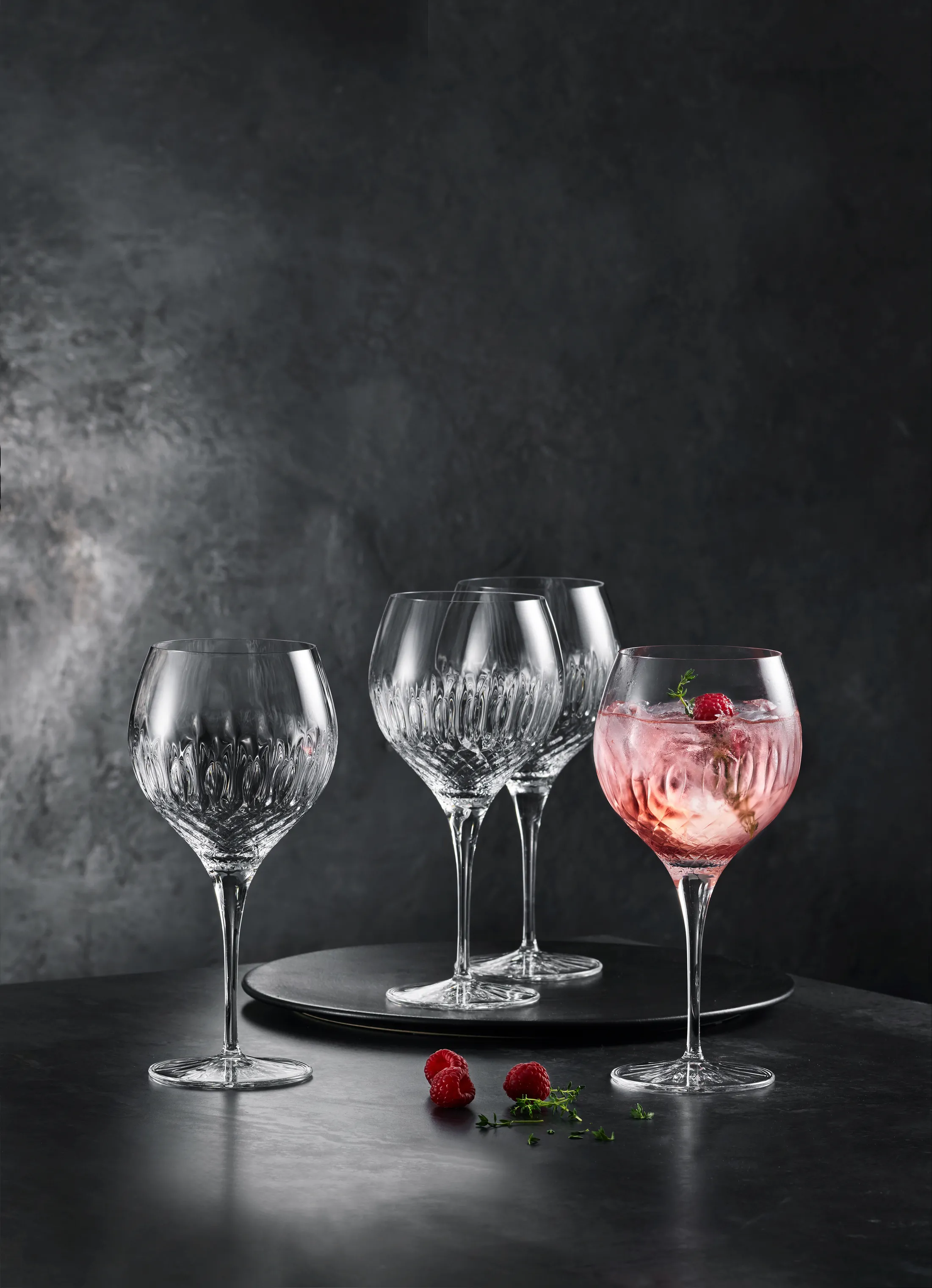 Luigi Bormioli Diamante Spansk Gin og Tonic Glas - 4 stk.