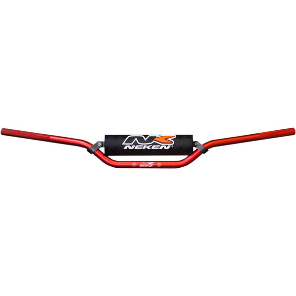 Neken - Guidon 250/450 CRF KXF LOW - diamètre 22 mm en alliage Rouge