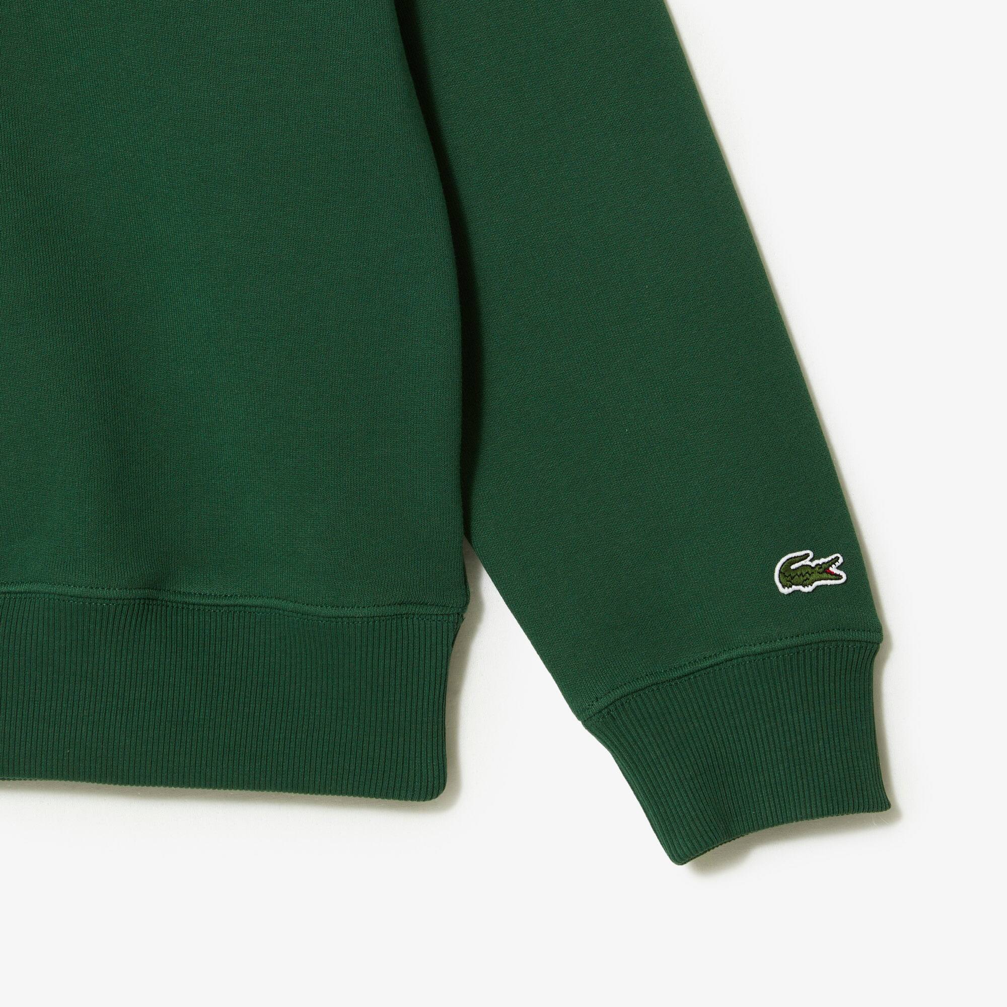 Herren LACOSTE Sweatshirt aus Bio-Baumwolle mit Reißverschlusskragen Sweatshirts - Grün - Lacoste - Herren