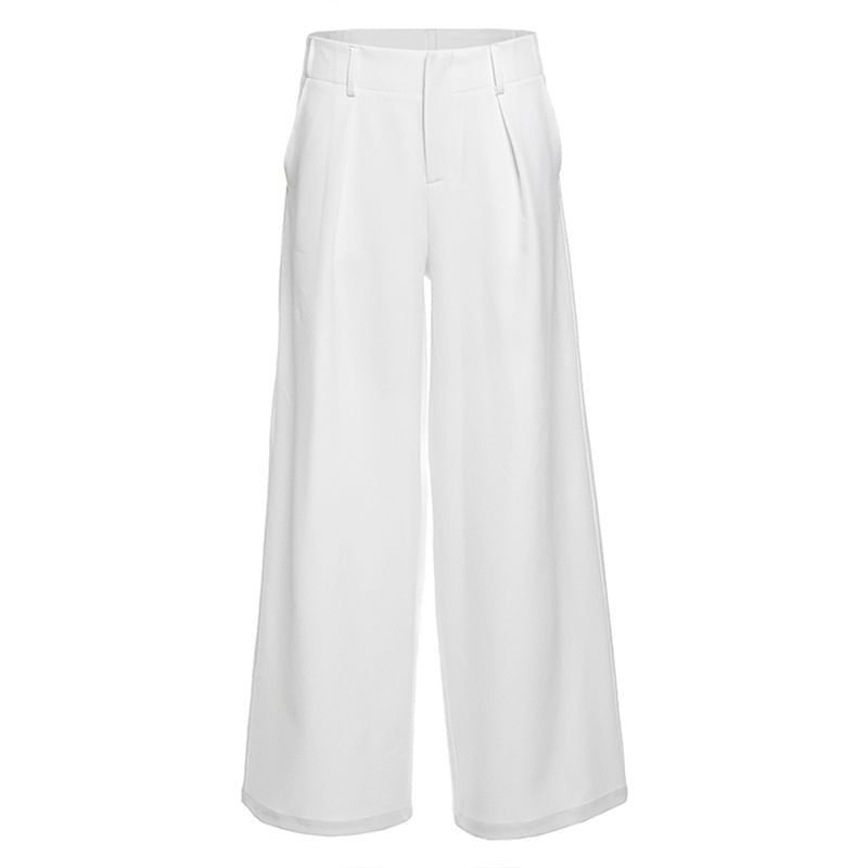 Sosana - Hoge taille, losse, wijde broek