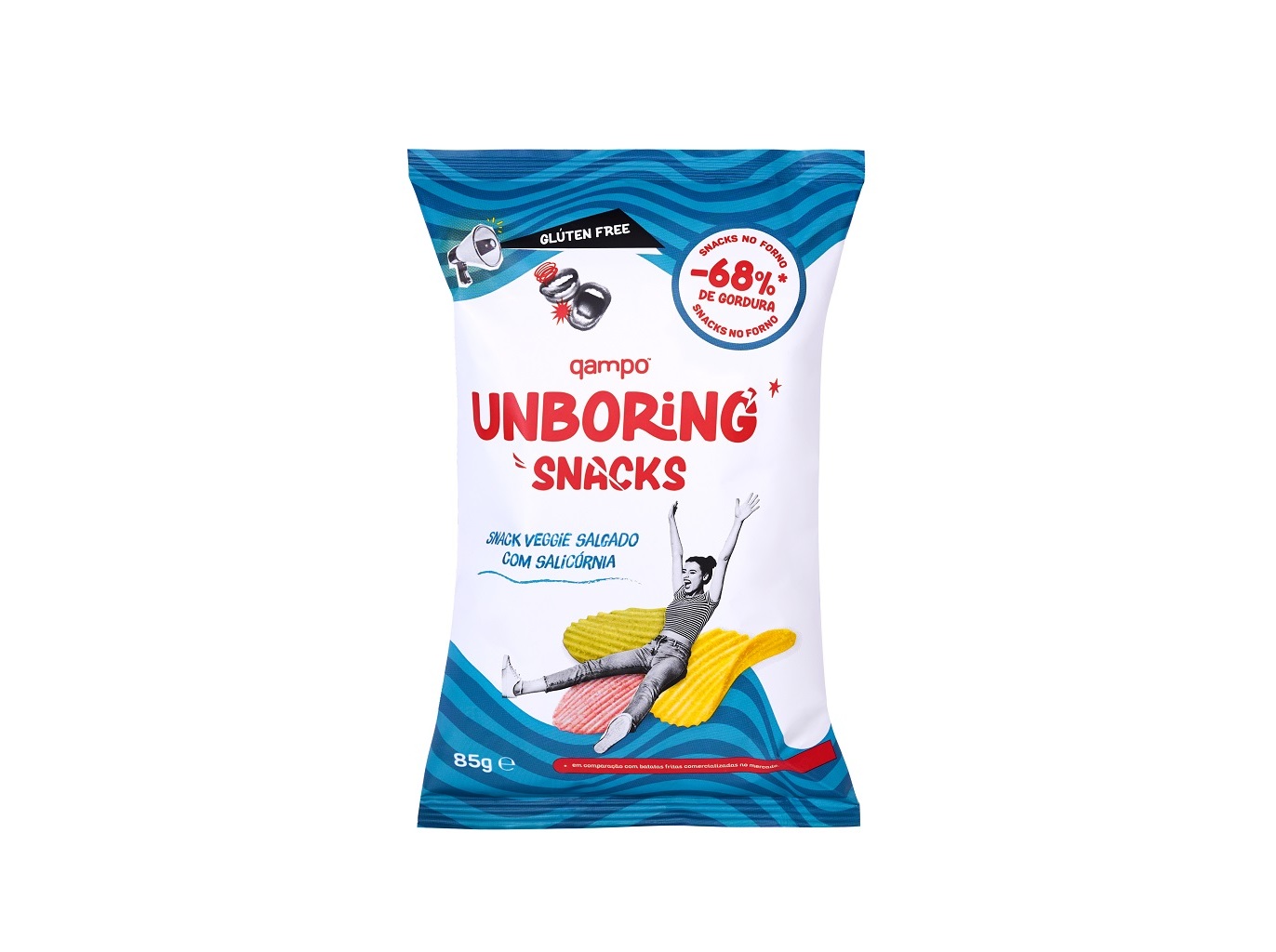 SNACKS - VEGETAIS QAMPO UNBORING SALICÃRNIA 85 GR