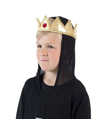 Den Goda Fen Udklædning - Kongekrone - Guld