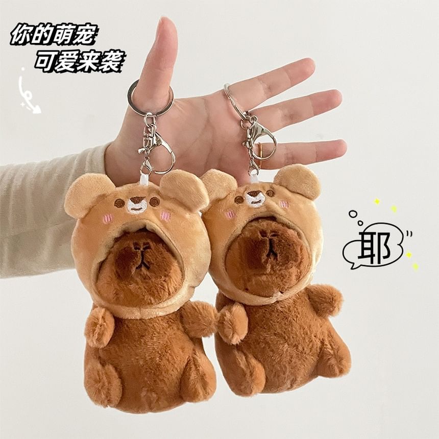 Klasse 302 - Capybara Chenille Tashanger Sleutelhanger