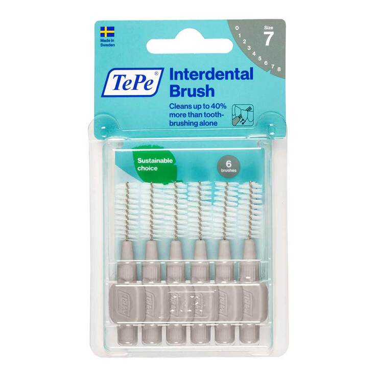 Tepe Interdentalbürste 1,3mm grau, 6 St