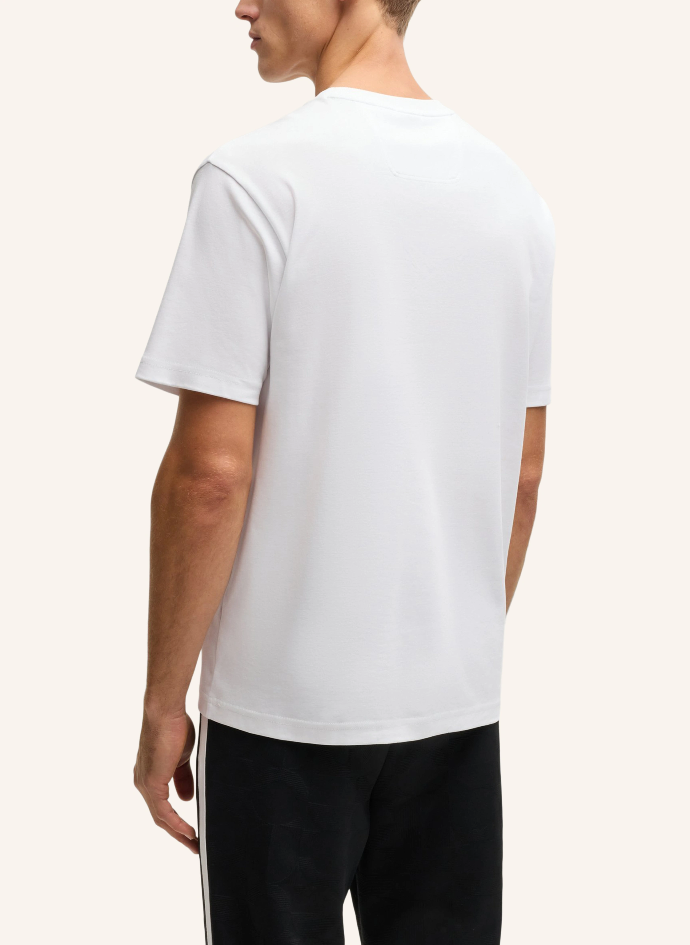 BOSS T-Shirt TEE PRINT STRIPED C Relaxed Fit