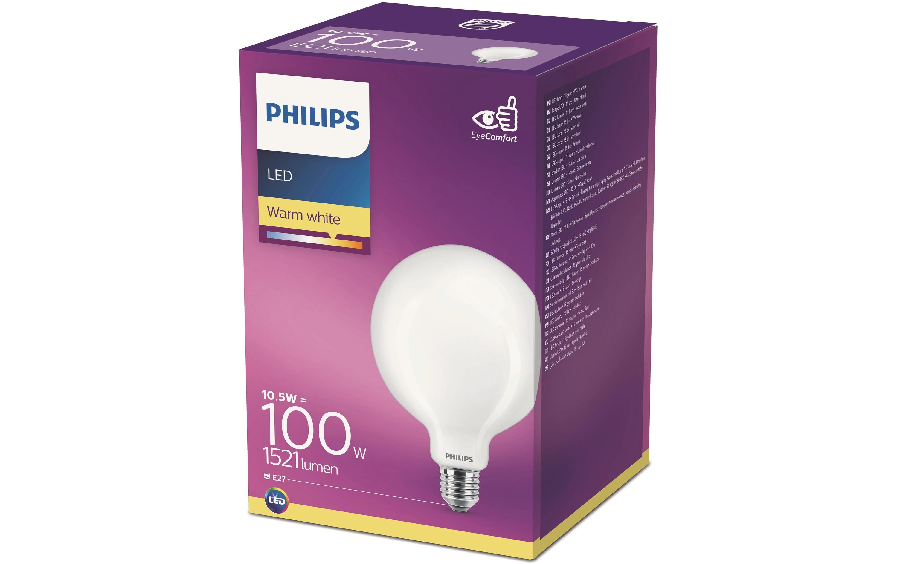 Lampe 10.5 W (100 W) E27 WarmweissOpal Filament-Leuchtmittel