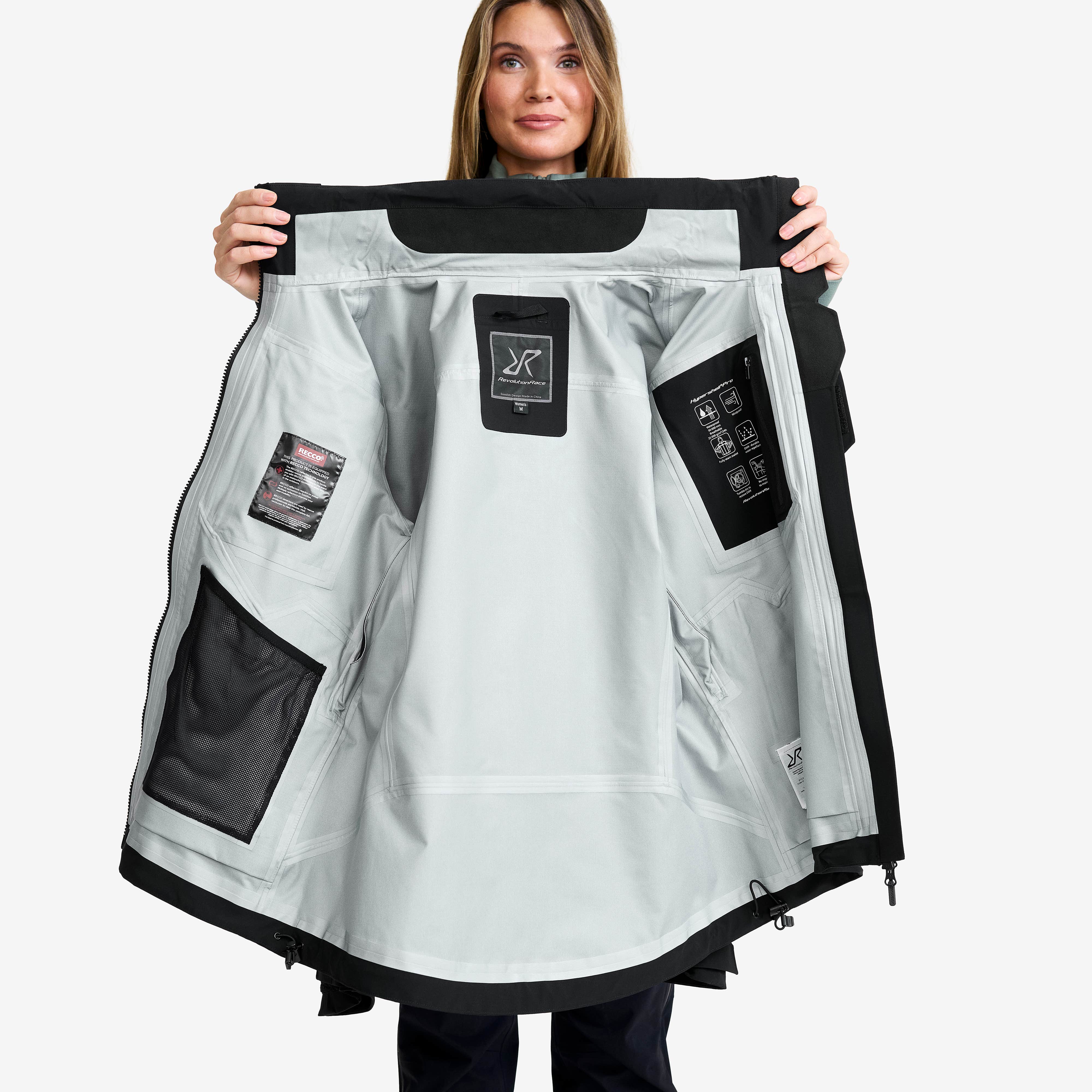 Aries Pro 3L Shell Jacket Dame Black