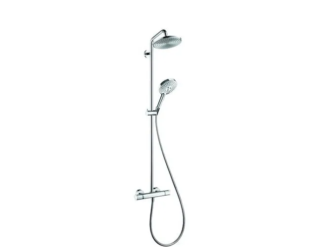 HG Raind.Select Showerpipe 240 - hovedbr.240mm Selecthåndb120.3jet.QuickClean. HG nr. 27115
