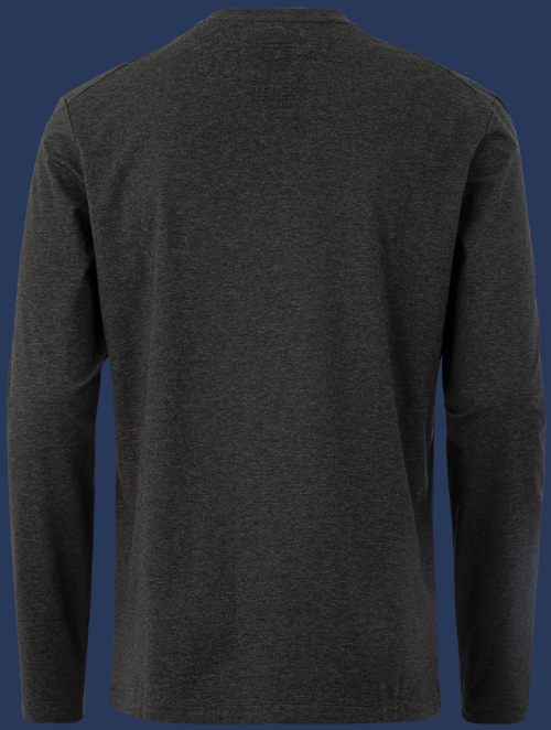 T-Shirt Men OTMLV LuNitCTec, Anthracitemelange