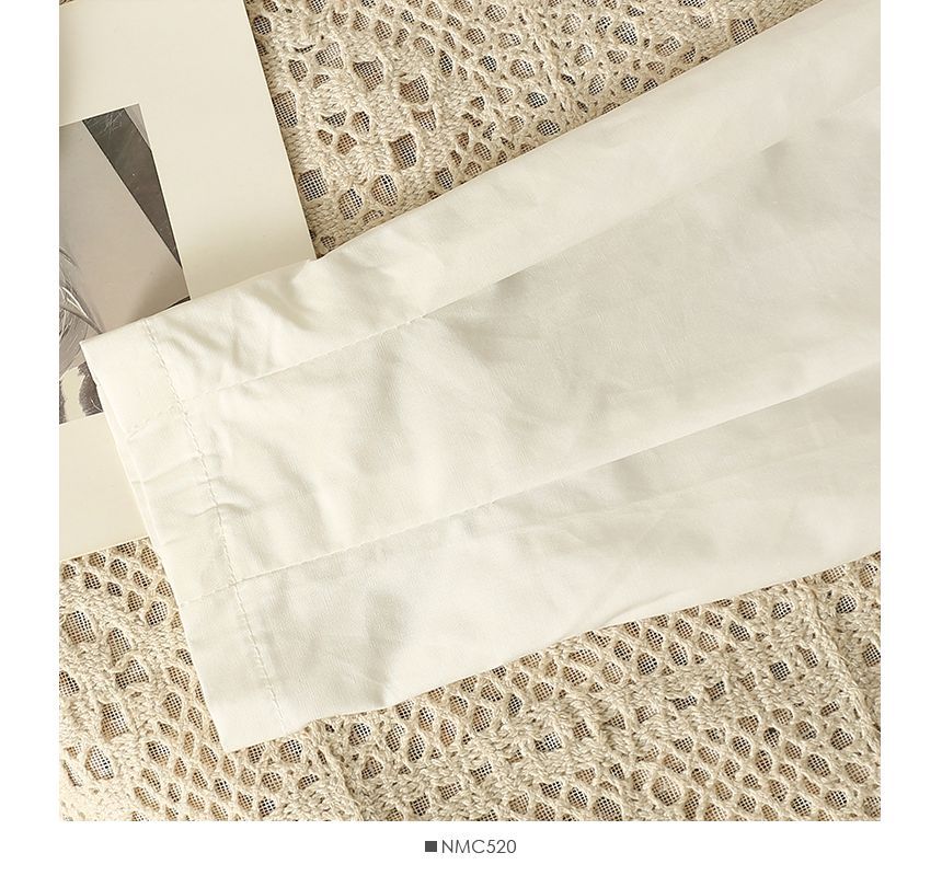 Lemongrass - Oversized overhemd met kraagdetail