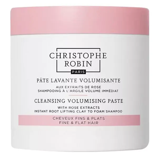 Pasta Volumizadora Christophe Robin com Extratos de Rosa 250ml