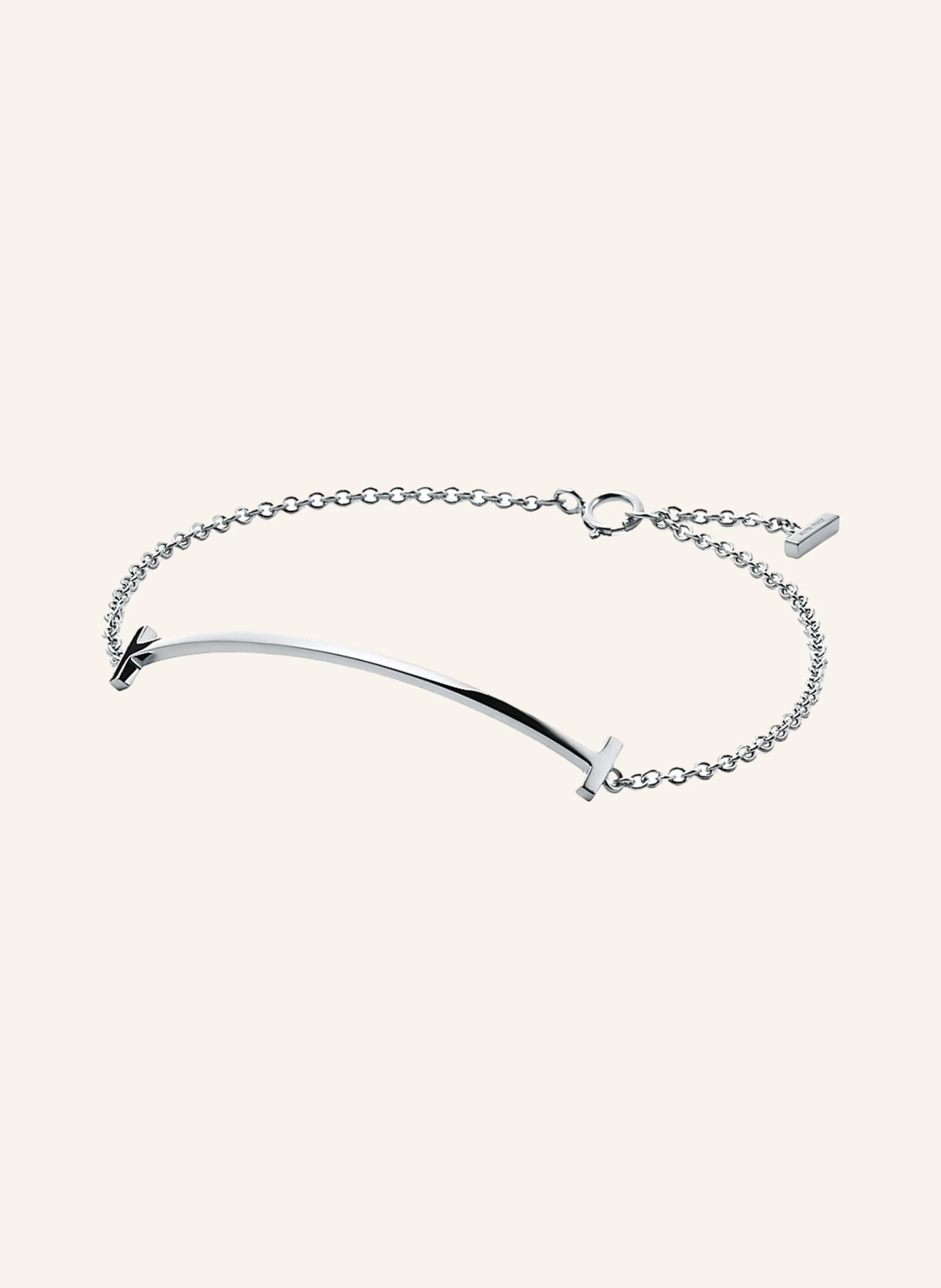 TIFFANY & Co. TIFFANY T SMILE ARMBAND aus 18 Karat Weißgold