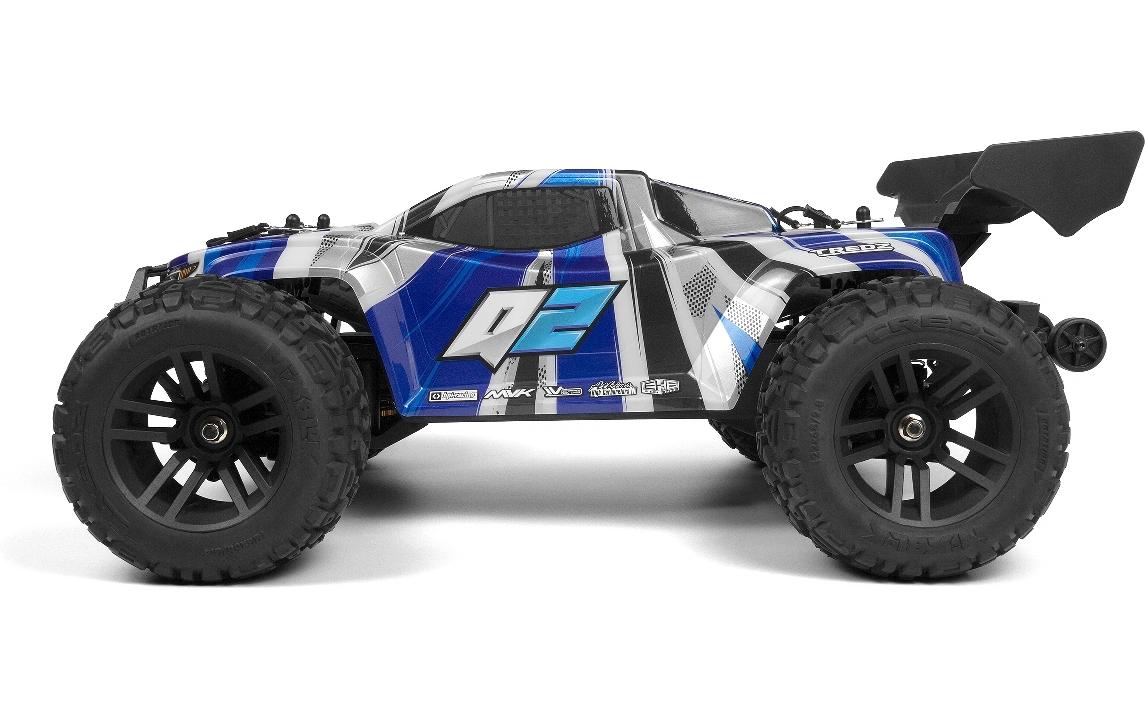 Stadium Truck Quantum2 XT Blau, 1:10<br>Off-Road RC Modell mit Brushless Allradantrieb
